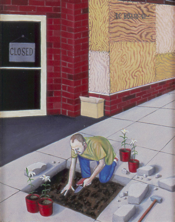 Planting, 40 Days in the Wilderness, 2008 _ Timothy Vermeulen