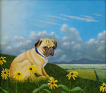 Pug II, Dog Portraits, 2019 _ Timothy Vermeulen
